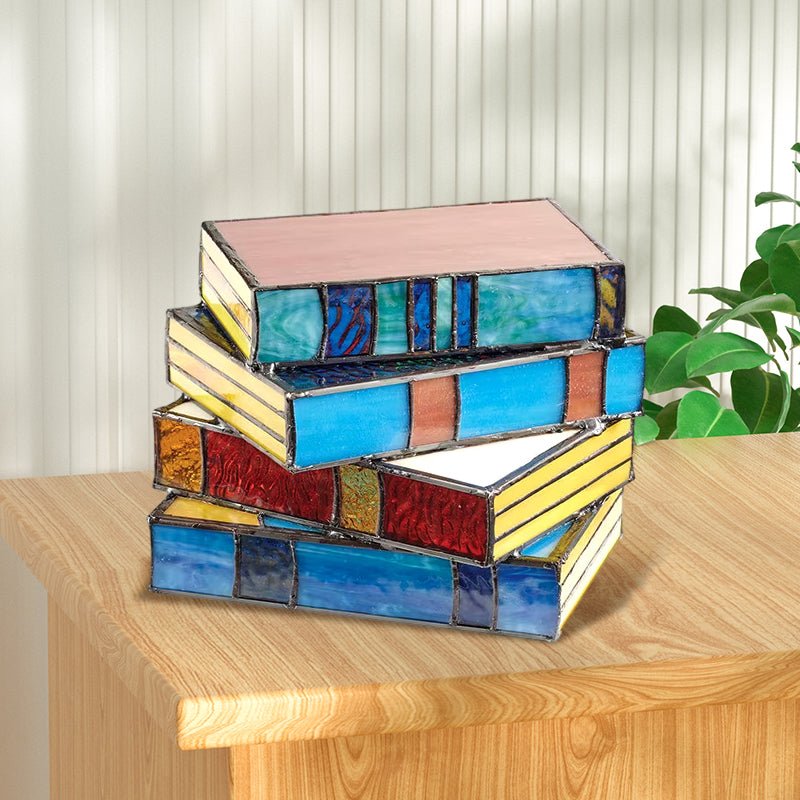 BookStack Mosaic Tischlampe
