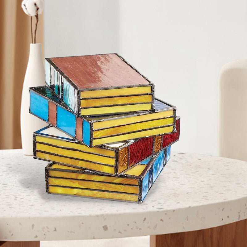 BookStack Mosaic Tischlampe