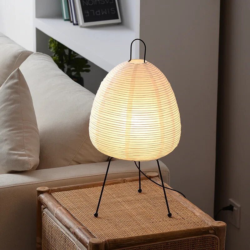 Diamante - Japanische Reispapierlampe - Tischlampe - Weiß - Müller Mode