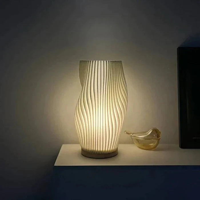 Incandia Wellenförmige Tischlampe