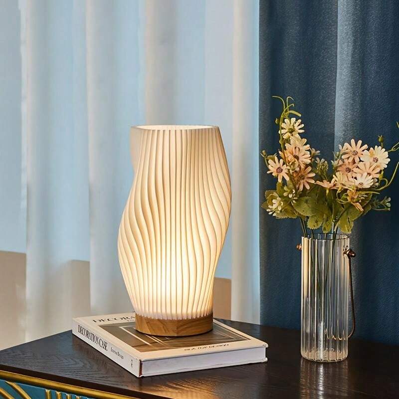 Incandia Wellenförmige Tischlampe