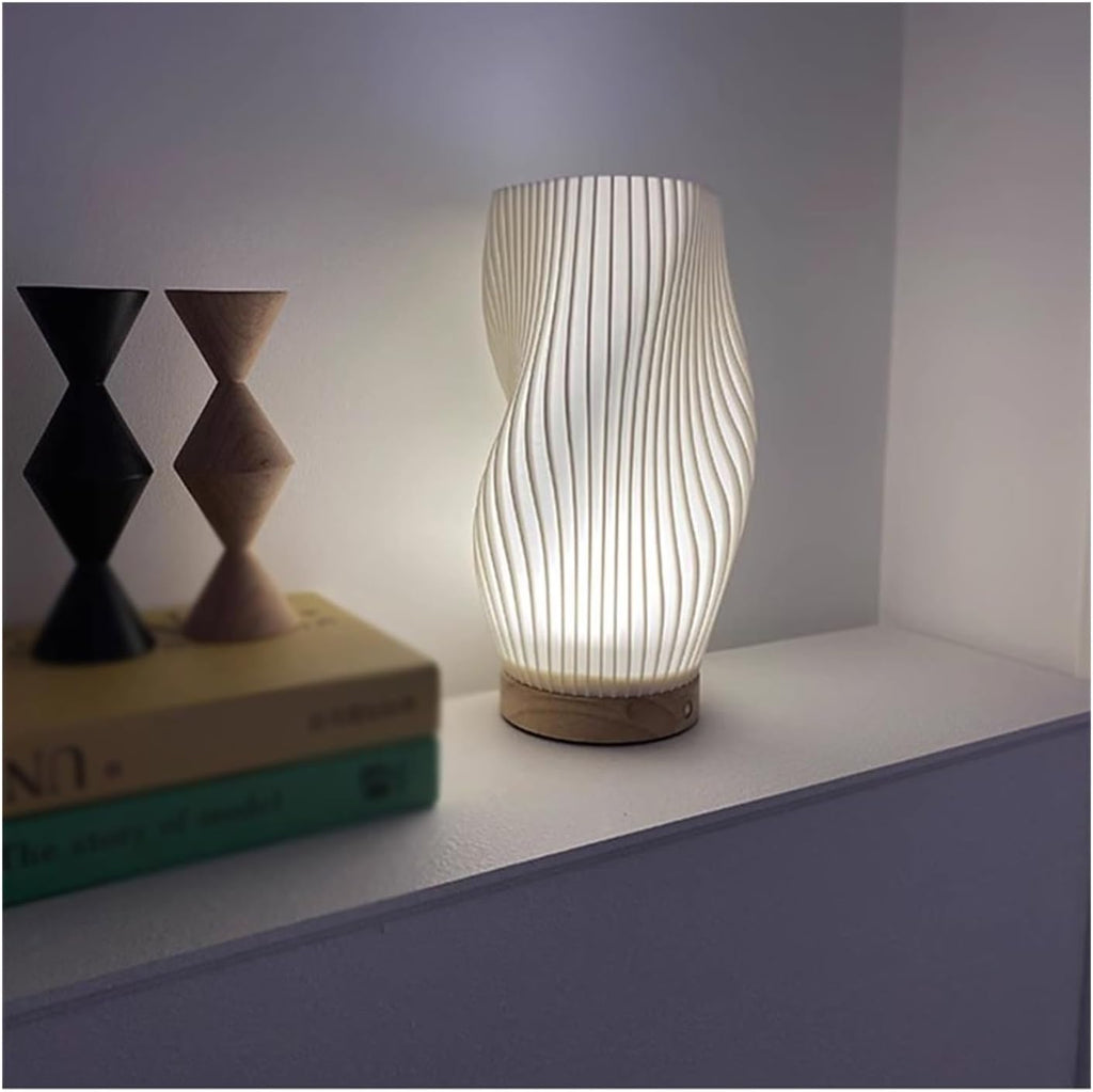 Incandia Wellenförmige Tischlampe