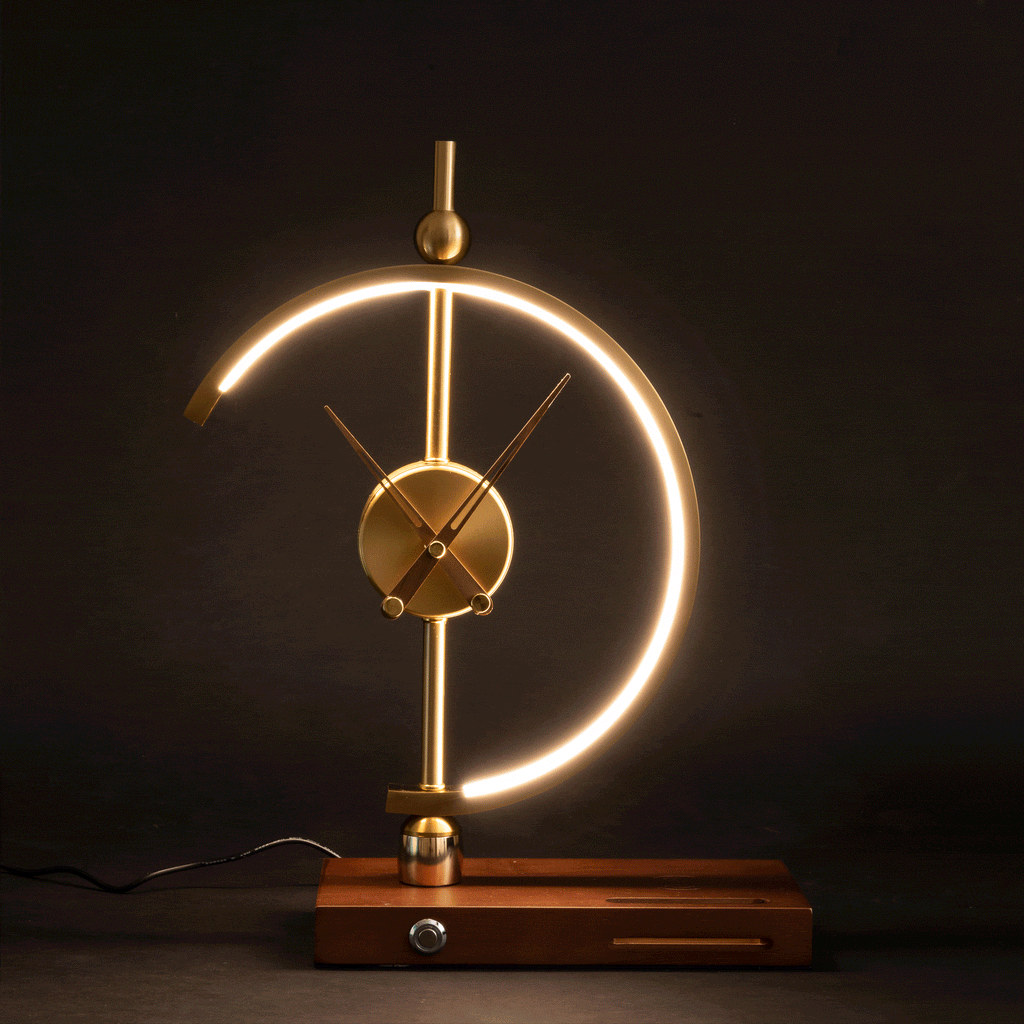 Phare Clock Tischlampe