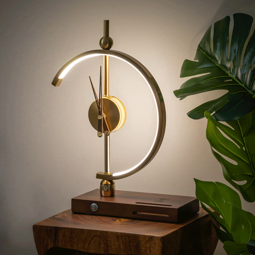 Phare Clock Tischlampe