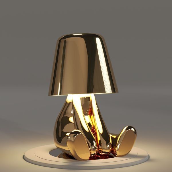 Radiant - Person Lampe - Tischlampe - Gold - Müller Mode