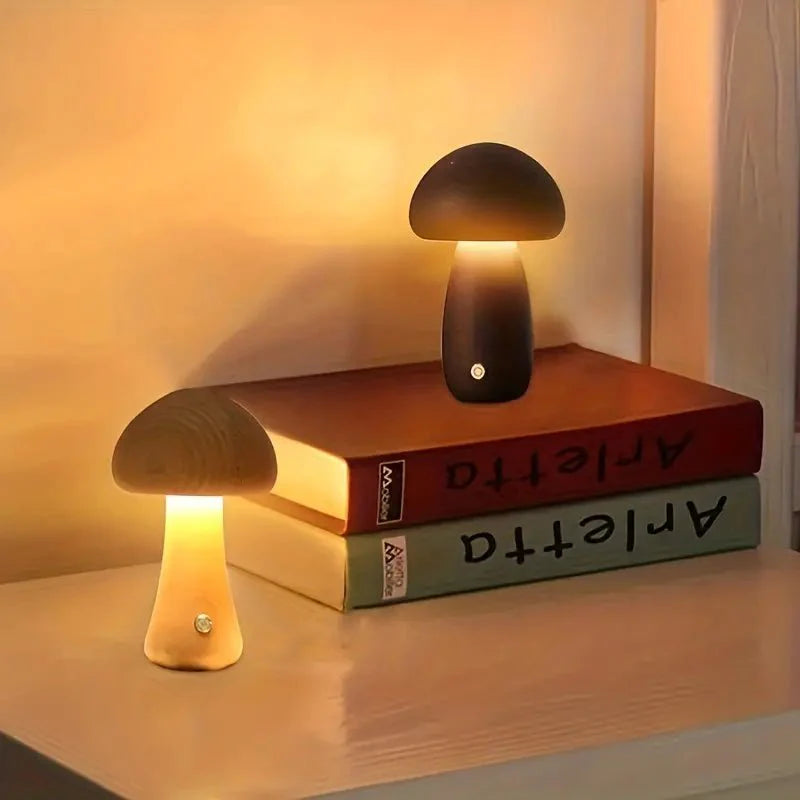 Shimmer Pilz-Tischlampe