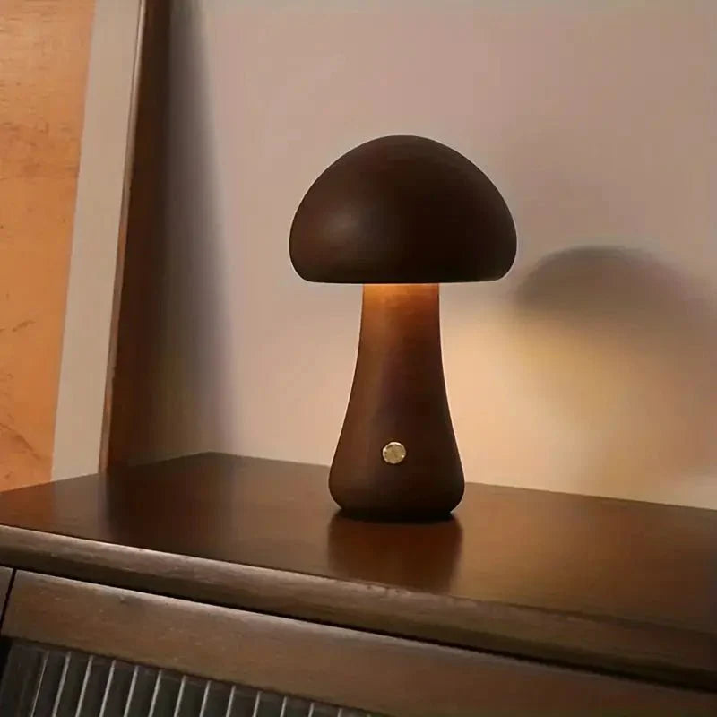 Shimmer Pilz-Tischlampe