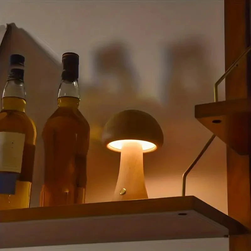 Shimmer Pilz-Tischlampe