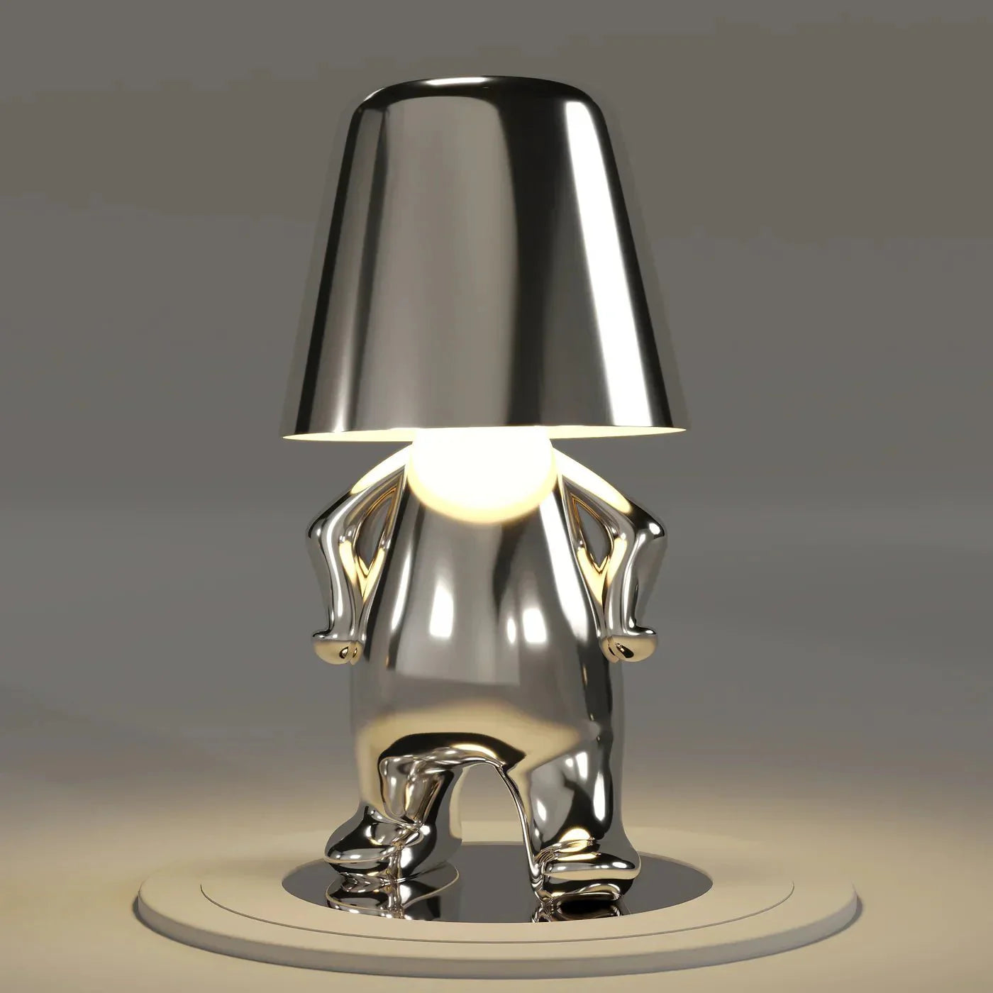 Solara - Person Lampe - Tischlampe - Silber - Müller Mode