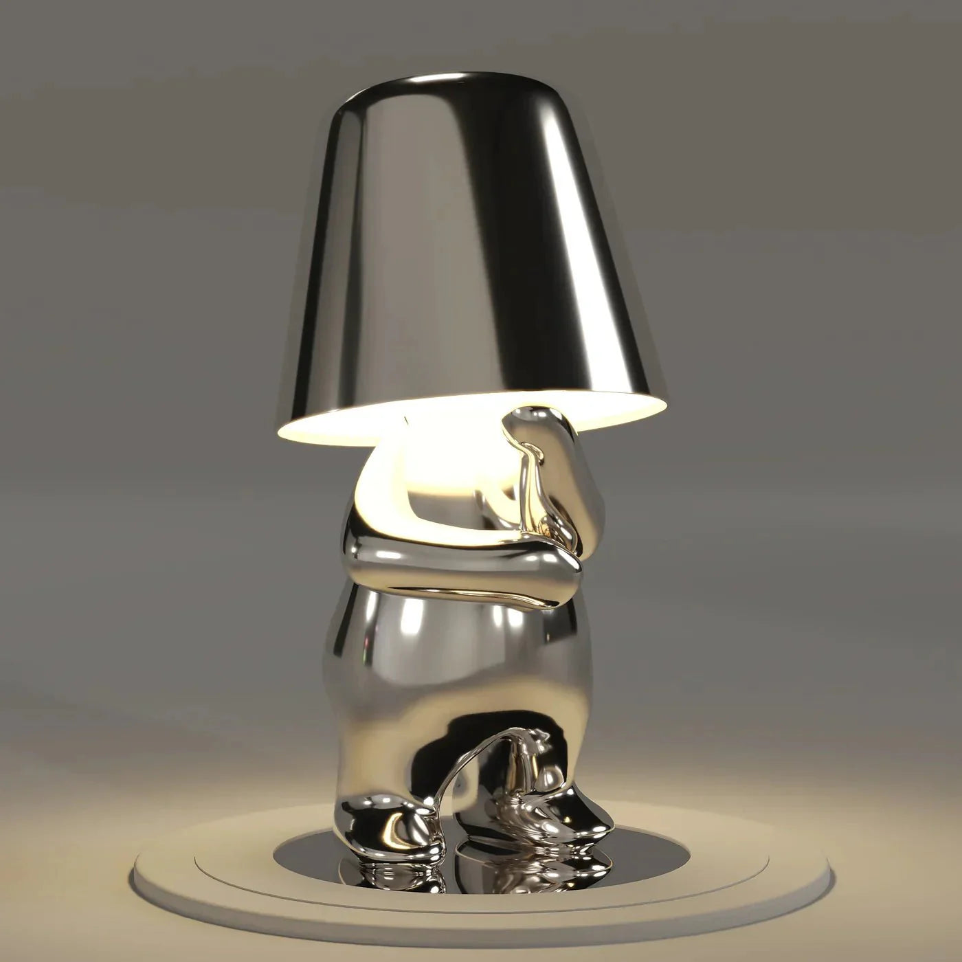 Solara - Person Lampe - Tischlampe - Silber - Müller Mode