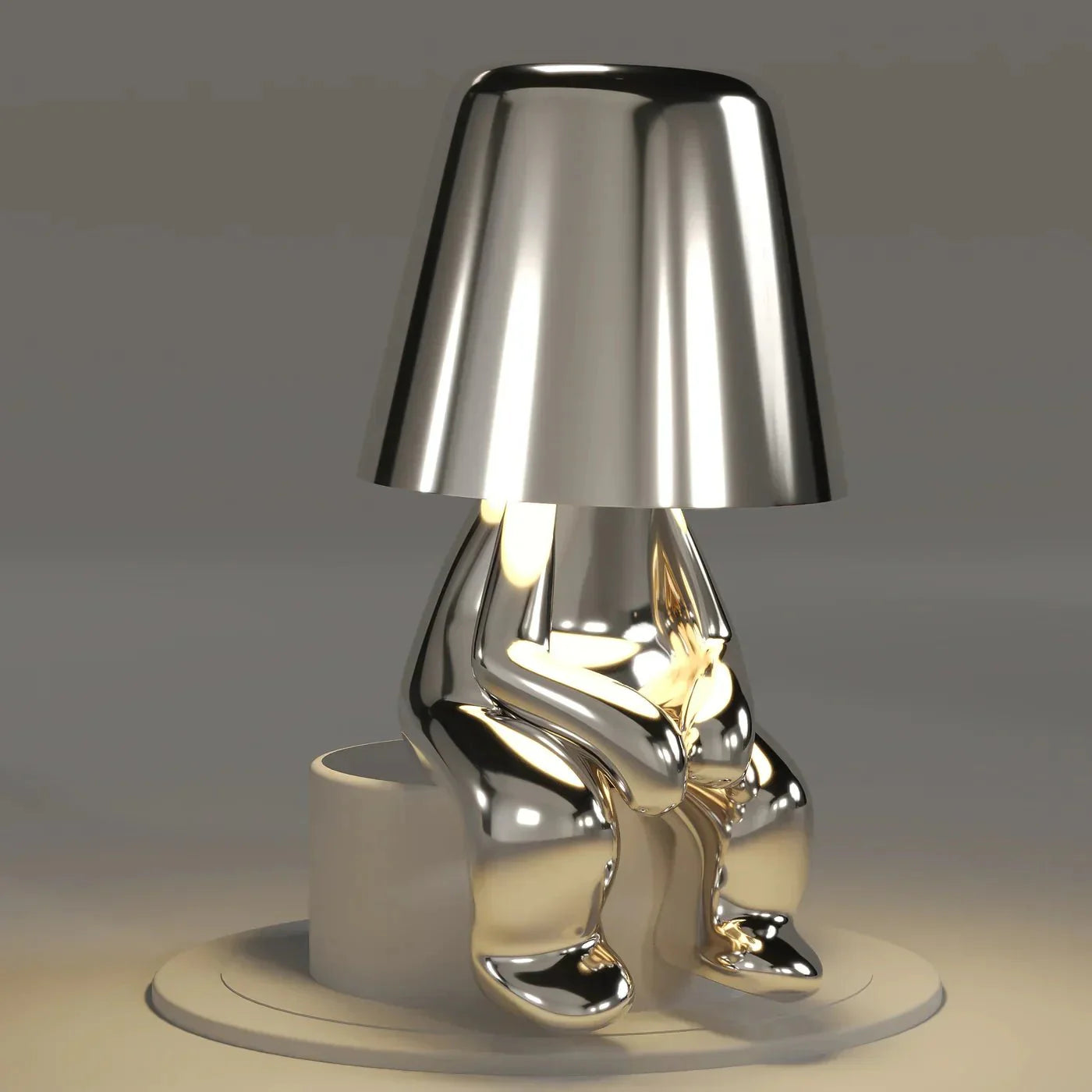 Solara - Person Lampe - Tischlampe - Silber - Müller Mode