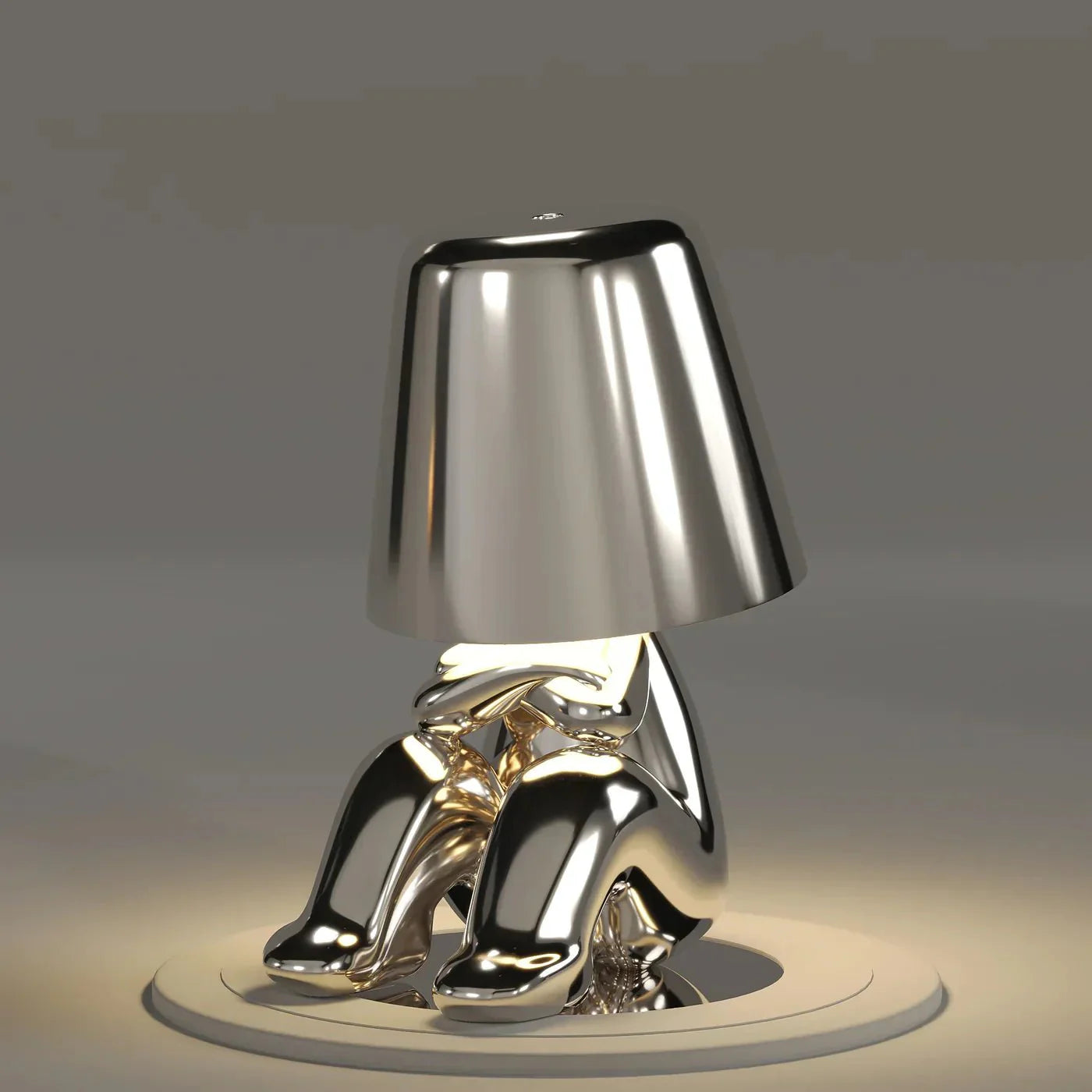 Solara - Person Lampe - Tischlampe - Silber - Müller Mode