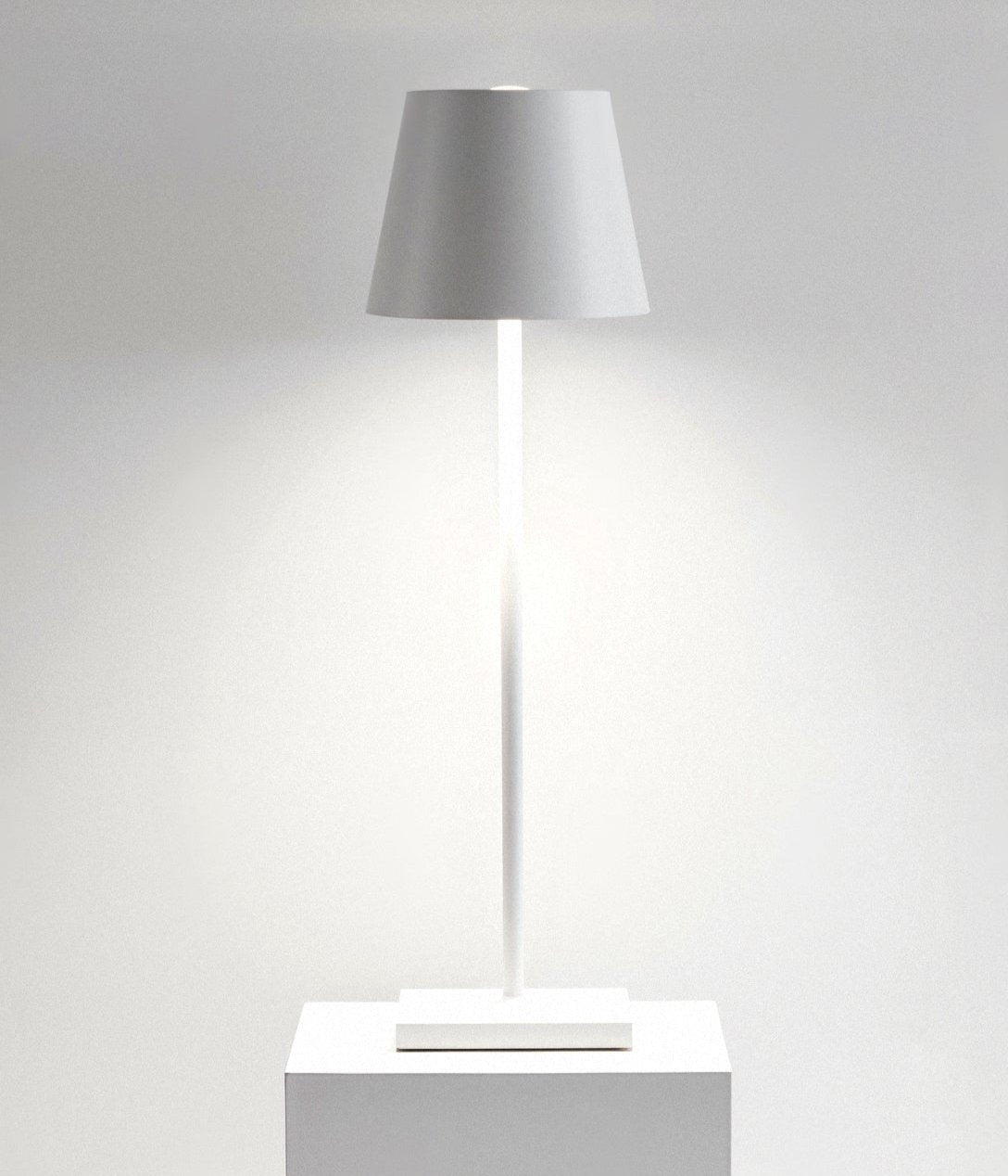 Vespera - Hohe Tischlampe mit Dimfunktion - Tischlampe - Weiß - Müller Mode